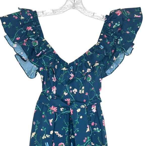 Hill House Ava Dress in Moody Floral Size M - Picture 6 of 10